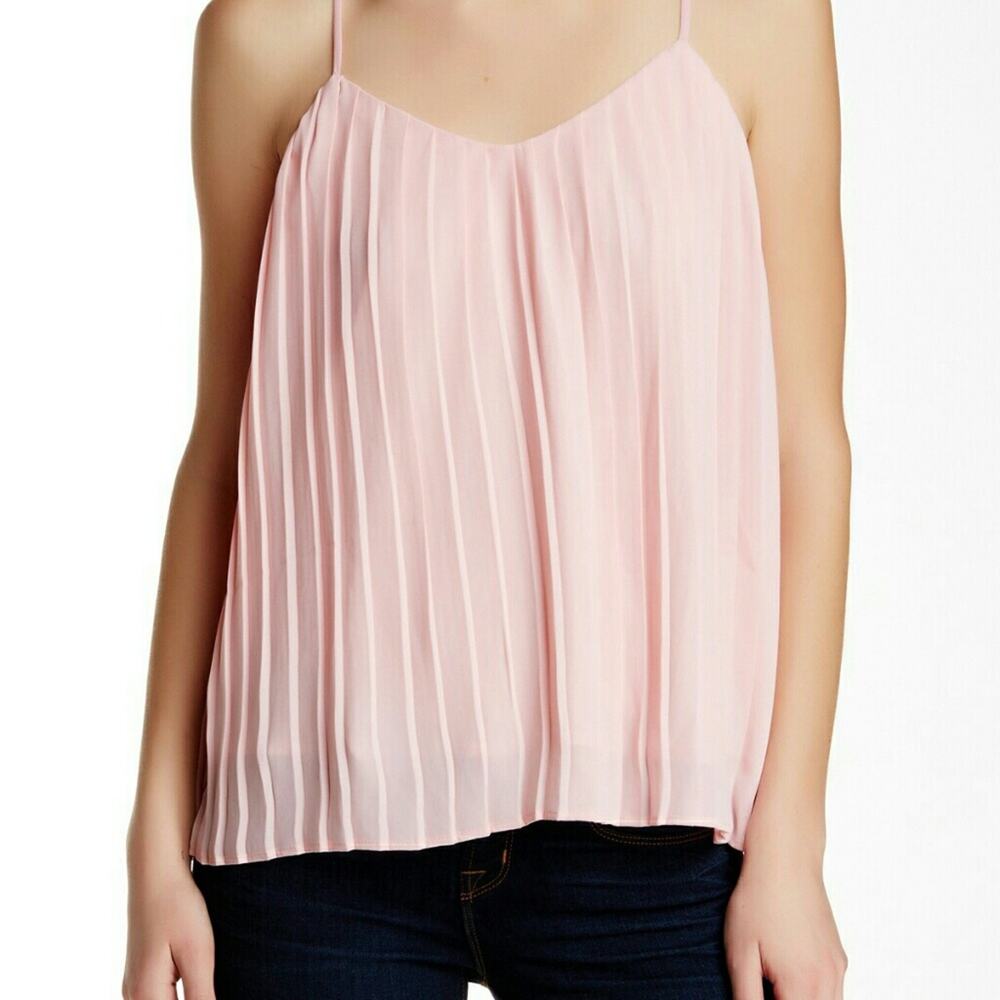 Harlowe & Graham pleated Cami Size Medium NWT